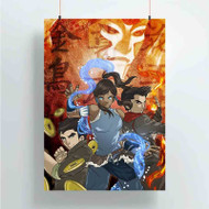 Onyourcases The Legend of Korra Fire Ferret Custom Poster Gift Silk Poster Wall Decor Home Decoration Wall Art Satin Silky Decorative Wallpaper Personalized Wall Hanging 20x14 Inch 24x35 Inch Poster