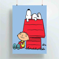Onyourcases The Peanuts Snoopy and Family Guy Custom Poster Gift Silk Poster Wall Decor Home Decoration Wall Art Satin Silky Decorative Wallpaper Personalized Wall Hanging 20x14 Inch 24x35 Inch Poster