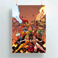 Onyourcases Thundercats Custom Poster Gift Silk Poster Wall Decor Home Decoration Wall Art Satin Silky Decorative Wallpaper Personalized Wall Hanging 20x14 Inch 24x35 Inch Poster