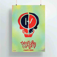 Onyourcases Twenty One Pilot Suicide Squad Custom Poster Gift Silk Poster Wall Decor Home Decoration Wall Art Satin Silky Decorative Wallpaper Personalized Wall Hanging 20x14 Inch 24x35 Inch Poster