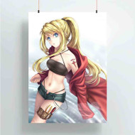 Onyourcases Winry Rockbell Fullmetal Alchemist Brotherhood Art Custom Poster Gift Silk Poster Wall Decor Home Decoration Wall Art Satin Silky Decorative Wallpaper Personalized Wall Hanging 20x14 Inch 24x35 Inch Poster