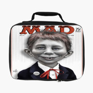 Onyourcases Alfred E Neuman Caricature Custom Lunch Bag Personalised Photo Adult Kids School Bento Food Picnics Work Trip Lunch Box Birthday Gift Girls Brand New Boys Tote Bag