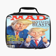 Onyourcases Alfred E Neuman Donald Trump Custom Lunch Bag Personalised Photo Adult Kids School Bento Food Picnics Work Trip Lunch Box Birthday Gift Girls Brand New Boys Tote Bag