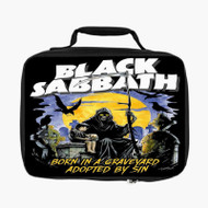 Onyourcases Black Sabbath Born In Graveyard Custom Lunch Bag Personalised Photo Adult Kids School Bento Food Picnics Work Trip Lunch Box Birthday Gift Girls Brand New Boys Tote Bag