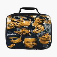 Onyourcases Eminem Tupac Biggie Snoop Dogg Ice Cube Custom Lunch Bag Personalised Photo Adult Kids School Bento Food Picnics Work Trip Lunch Box Birthday Gift Girls Brand New Boys Tote Bag