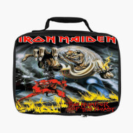 Onyourcases Iron Maiden The Number of The Beast Custom Lunch Bag Personalised Photo Adult Kids School Bento Food Picnics Work Trip Lunch Box Birthday Gift Girls Brand New Boys Tote Bag