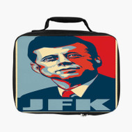 Onyourcases John F Kennedy JFK Custom Lunch Bag Personalised Photo Adult Kids School Bento Food Picnics Work Trip Lunch Box Birthday Gift Girls Brand New Boys Tote Bag