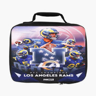 Onyourcases Los Angeles Rams NFL 2022 Custom Lunch Bag Personalised Photo Adult Kids School Bento Food Picnics Work Trip Lunch Box Birthday Gift Girls Brand New Boys Tote Bag
