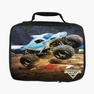 Onyourcases Megalodon Monster Truck Custom Lunch Bag Personalised Photo Adult Kids School Bento Food Picnics Work Trip Lunch Box Birthday Gift Girls Brand New Boys Tote Bag
