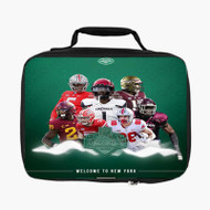 Onyourcases New York Jets NFL 2022 Custom Lunch Bag Personalised Photo Adult Kids School Bento Food Picnics Work Trip Lunch Box Birthday Gift Girls Brand New Boys Tote Bag