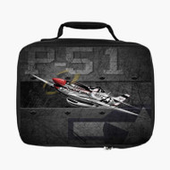 Onyourcases P51 Mustang Custom Lunch Bag Personalised Photo Adult Kids School Bento Food Picnics Work Trip Lunch Box Birthday Gift Girls Brand New Boys Tote Bag