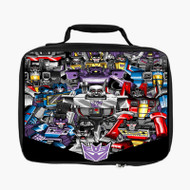 Onyourcases Transformers G1 Collage Custom Lunch Bag Personalised Photo Adult Kids School Bento Food Picnics Work Trip Lunch Box Birthday Gift Girls Brand New Boys Tote Bag