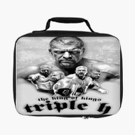 Onyourcases Triple H The King Custom Lunch Bag Personalised Photo Adult Kids School Bento Food Picnics Work Trip Lunch Box Birthday Gift Girls Brand New Boys Tote Bag