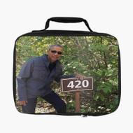 Onyourcases 420 Obama Custom Lunch Bag Personalised Photo Adult Kids School Bento Food Picnics Work Trip Lunch Box Birthday Gift Girls Boys Brand New Tote Bag