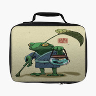 Onyourcases A Frog and His Son Custom Lunch Bag Personalised Photo Adult Kids School Bento Food Picnics Work Trip Lunch Box Birthday Gift Girls Boys Brand New Tote Bag