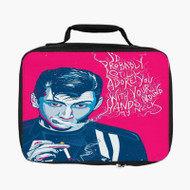 Onyourcases Alex Turner Quotes Custom Lunch Bag Personalised Photo Adult Kids School Bento Food Picnics Work Trip Lunch Box Birthday Gift Girls Boys Brand New Tote Bag