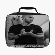 Onyourcases Andrew Tate Custom Lunch Bag Personalised Photo Adult Kids School Bento Food Picnics Work Trip Lunch Box Birthday Gift Girls Boys Brand New Tote Bag