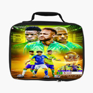 Onyourcases Brazil World Cup 2022 Custom Lunch Bag Personalised Photo Adult Kids School Bento Food Picnics Work Trip Lunch Box Birthday Gift Girls Boys Brand New Tote Bag