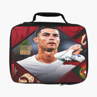 Onyourcases Cristiano Ronaldo Custom Lunch Bag Personalised Photo Adult Kids School Bento Food Picnics Work Trip Lunch Box Birthday Gift Girls Boys Brand New Tote Bag