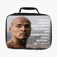 Onyourcases David Goggins Quotes Custom Lunch Bag Personalised Photo Adult Kids School Bento Food Picnics Work Trip Lunch Box Birthday Gift Girls Boys Brand New Tote Bag