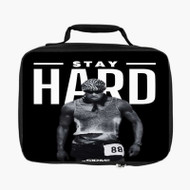 Onyourcases David Goggins Stay Hard Quotes Custom Lunch Bag Personalised Photo Adult Kids School Bento Food Picnics Work Trip Lunch Box Birthday Gift Girls Boys Brand New Tote Bag