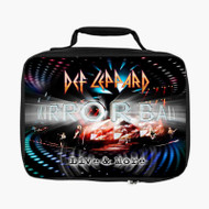 Onyourcases Def Leppard Mirror Ball Live More 2011 Custom Lunch Bag Personalised Photo Adult Kids School Bento Food Picnics Work Trip Lunch Box Birthday Gift Girls Boys Brand New Tote Bag