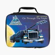 Onyourcases Def Leppard On Through the Night 1980 Custom Lunch Bag Personalised Photo Adult Kids School Bento Food Picnics Work Trip Lunch Box Birthday Gift Girls Boys Brand New Tote Bag