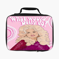 Onyourcases Dolly Parton What Would Dolly Do Custom Lunch Bag Personalised Photo Adult Kids School Bento Food Picnics Work Trip Lunch Box Birthday Gift Girls Boys Brand New Tote Bag