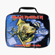 Onyourcases Iron Maiden No Prayer for the Dying 1990 Custom Lunch Bag Personalised Photo Adult Kids School Bento Food Picnics Work Trip Lunch Box Birthday Gift Girls Boys Brand New Tote Bag