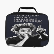Onyourcases J Cole Quotes Custom Lunch Bag Personalised Photo Adult Kids School Bento Food Picnics Work Trip Lunch Box Birthday Gift Girls Boys Brand New Tote Bag