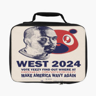 Onyourcases Kanye West Campaign 2024 Custom Lunch Bag Personalised Photo Adult Kids School Bento Food Picnics Work Trip Lunch Box Birthday Gift Girls Boys Brand New Tote Bag