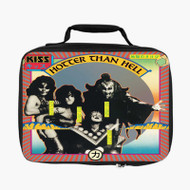 Onyourcases Kiss Hotter than Hell 1974 Custom Lunch Bag Personalised Photo Adult Kids School Bento Food Picnics Work Trip Lunch Box Birthday Gift Girls Boys Brand New Tote Bag