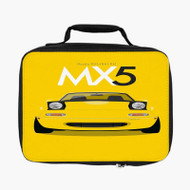 Onyourcases Mazda MX5 Custom Lunch Bag Personalised Photo Adult Kids School Bento Food Picnics Work Trip Lunch Box Birthday Gift Girls Boys Brand New Tote Bag