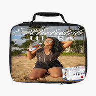 Onyourcases Michelob Ultra Beer Poster Girl jpeg Custom Lunch Bag Personalised Photo Adult Kids School Bento Food Picnics Work Trip Lunch Box Birthday Gift Girls Boys Brand New Tote Bag