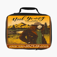 Onyourcases Neil Young Chicago 1973 Custom Lunch Bag Personalised Photo Adult Kids School Bento Food Picnics Work Trip Lunch Box Birthday Gift Girls Boys Brand New Tote Bag