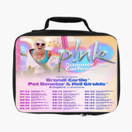 Onyourcases Pink World Tour 2023 Custom Lunch Bag Personalised Photo Adult Kids School Bento Food Picnics Work Trip Lunch Box Birthday Gift Girls Boys Brand New Tote Bag