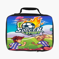 Onyourcases Soccer Story Custom Lunch Bag Personalised Photo Adult Kids School Bento Food Picnics Work Trip Lunch Box Birthday Gift Girls Boys Brand New Tote Bag