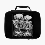 Onyourcases The Lovers Skull Custom Lunch Bag Personalised Photo Adult Kids School Bento Food Picnics Work Trip Lunch Box Birthday Gift Girls Boys Brand New Tote Bag