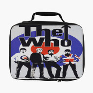 Onyourcases The Who Vintage Custom Lunch Bag Personalised Photo Adult Kids School Bento Food Picnics Work Trip Lunch Box Birthday Gift Girls Boys Brand New Tote Bag