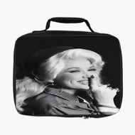 Onyourcases Young Dolly Parton Custom Lunch Bag Personalised Photo Adult Kids School Bento Food Picnics Work Trip Lunch Box Birthday Gift Girls Boys Brand New Tote Bag