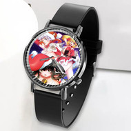 Onyourcases Aquarion Saga Custom Watch Top Awesome Unisex Black Classic Plastic Quartz Watch for Men Women Premium with Gift Box Watches