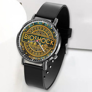 Onyourcases Bioshock Rapture Custom Watch Top Awesome Unisex Black Classic Plastic Quartz Watch for Men Women Premium with Gift Box Watches