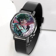 Onyourcases Boku no Hero Academia Custom Watch Top Awesome Unisex Black Classic Plastic Quartz Watch for Men Women Premium with Gift Box Watches