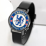 Onyourcases Chelsea FC Custom Watch Top Awesome Unisex Black Classic Plastic Quartz Watch for Men Women Premium with Gift Box Watches