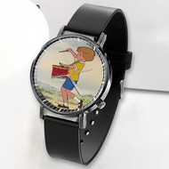 Onyourcases Christopher Robin Winnie the Pooh s Adventures Custom Watch Top Awesome Unisex Black Classic Plastic Quartz Watch for Men Women Premium with Gift Box Watches