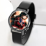 Onyourcases Classroom of the Elite Horikita Suzune Custom Watch Top Awesome Unisex Black Classic Plastic Quartz Watch for Men Women Premium with Gift Box Watches