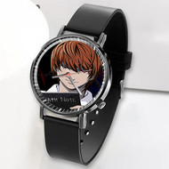 Onyourcases Death Note Custom Watch Top Awesome Unisex Black Classic Plastic Quartz Watch for Men Women Premium with Gift Box Watches