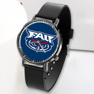 Onyourcases Florida Atlantic Owls Custom Watch Top Awesome Unisex Black Classic Plastic Quartz Watch for Men Women Premium with Gift Box Watches