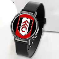 Onyourcases Fulham FC Custom Watch Top Awesome Unisex Black Classic Plastic Quartz Watch for Men Women Premium with Gift Box Watches