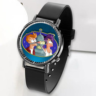 Onyourcases Futurama Custom Watch Top Awesome Unisex Black Classic Plastic Quartz Watch for Men Women Premium with Gift Box Watches